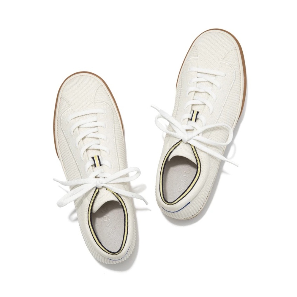Rothy’s Vanilla The Lace Up Sneakers